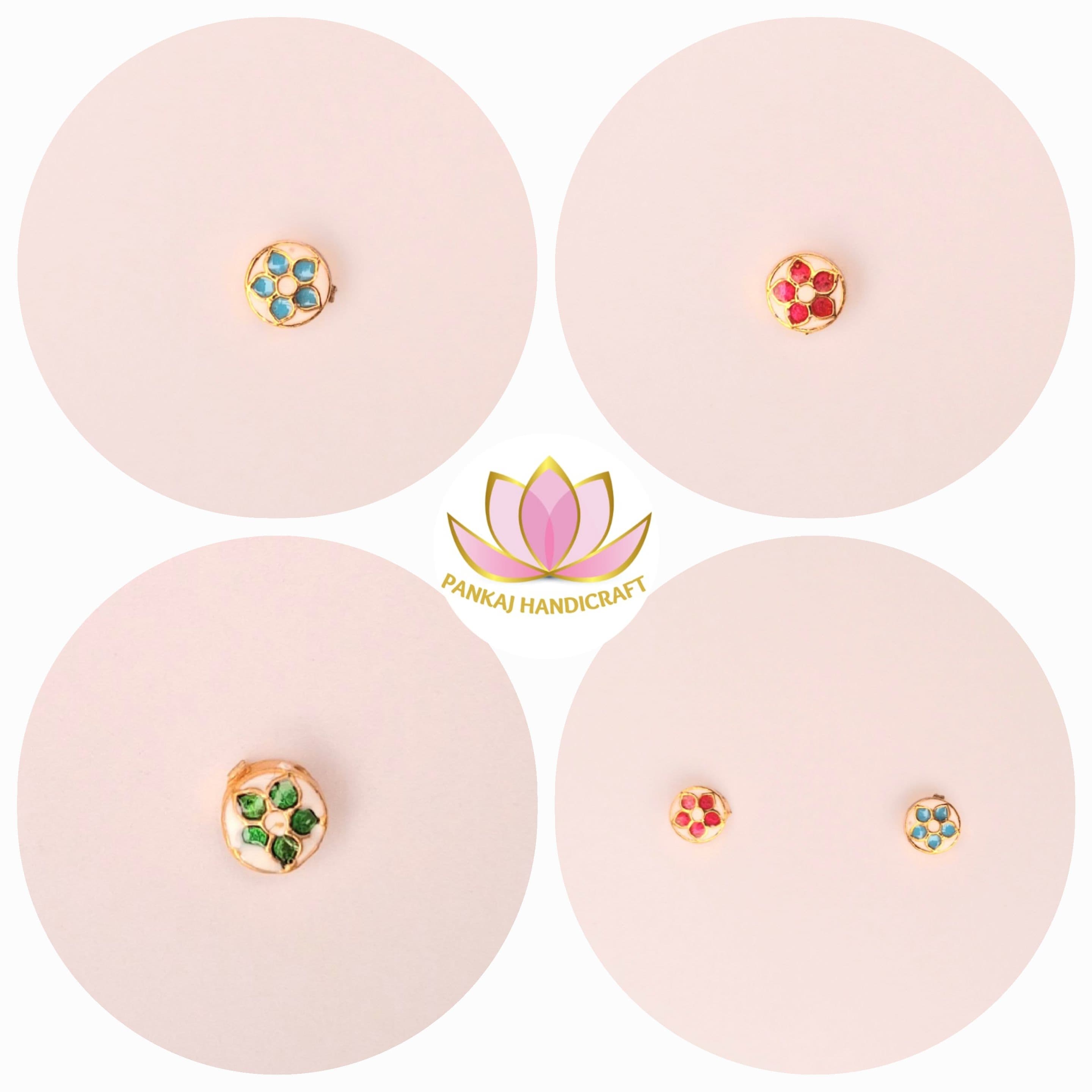 Meenakari Round Padak