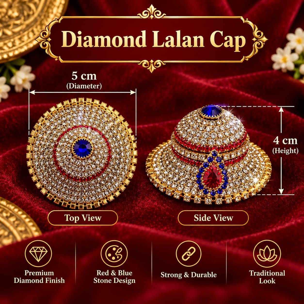 Diamond Lalan Cap